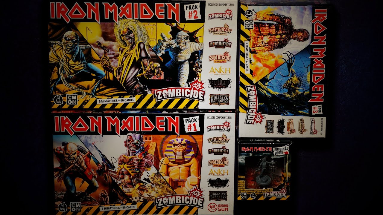 CMON, Iron Maiden Character Pack 3, espansione in Miniatura