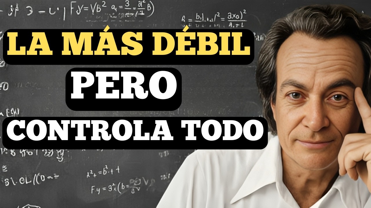 Feynman explica que la gravedad es débil pero aún controla todo el universo