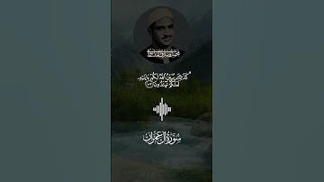 الشيخ محمد صديق المنشاوي | ما تيسر من سورة ال عمران | تلاوة ستذهب بك للسماء