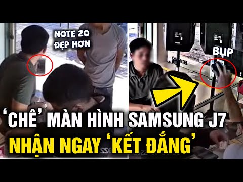Video Thay màn điện thoại 'J7 ' xong nói không đẹp bằng... - youtube