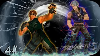 Hwoarang Lee Moves vs Opponents Hwoarang Moves Ultra Hard Tekken 5 Dark Resurrection 4K 60 FPS