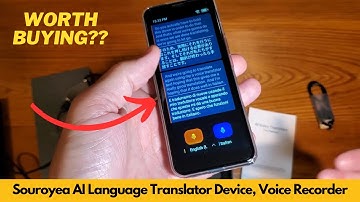 Souroyea AI Language Translator Device, Two Way Real Time Voice Translation | Worth Buying?