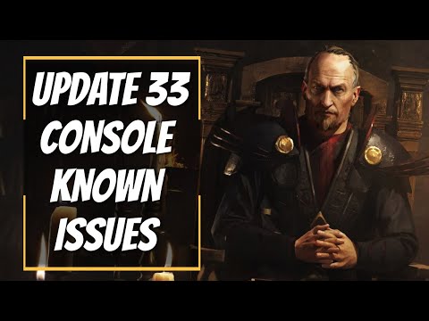 Update 33 Console Known Issues | Elder Scrolls Online