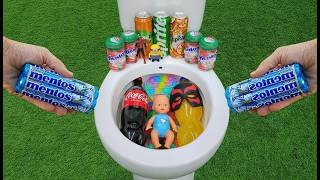 Big Fanta, Coca Cola, Sprite VS Popular Sodas !!! Pepsi, Fuse Tea, Lipton and Mentos in the toilet
