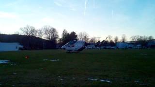 Mercy Flight BK-117 in Salamanca NY