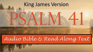 Psalm 41 | KJV DRAMATIZED AUDIO BIBLE WITH TEXT