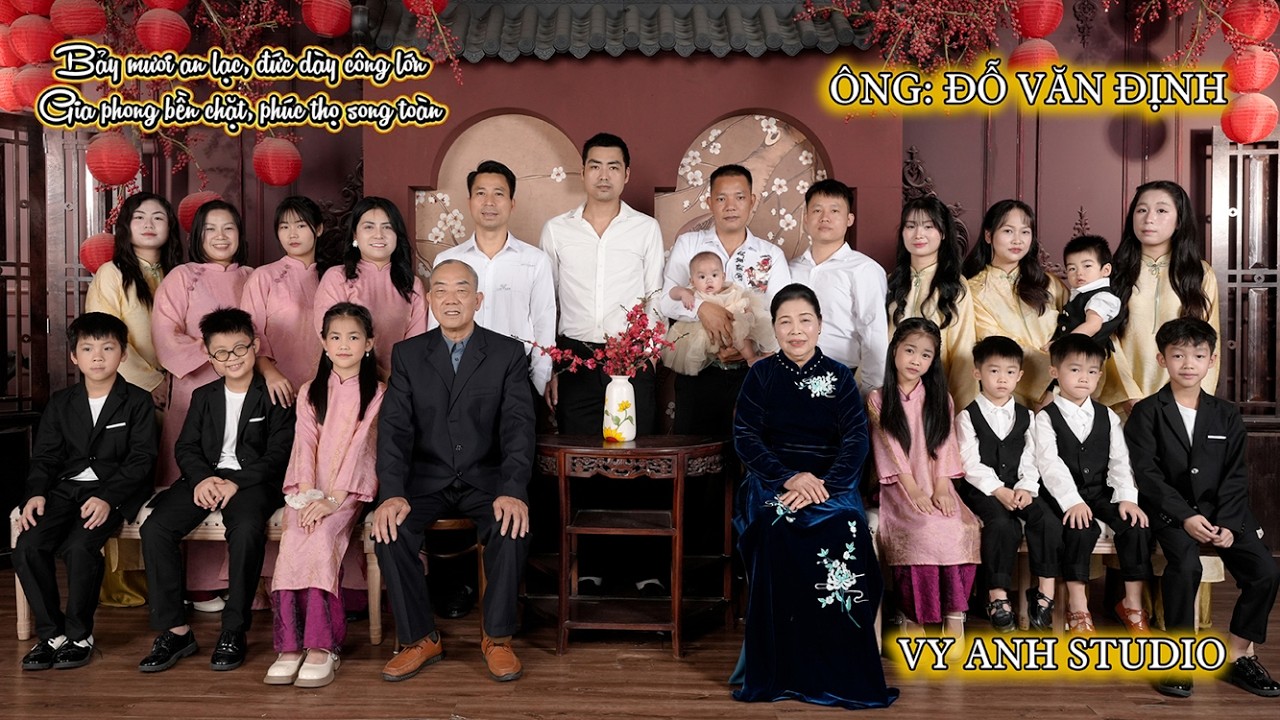 Lễ Mừng Thọ Cụ Ông Đỗ Văn Định _ Vy anh Studio