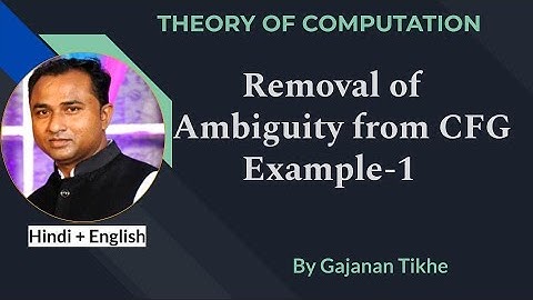 Removal of Ambiguity From CFG Example-1 | Theory of Computation