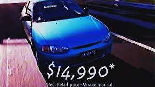 Mitsubishi Mirage TV promo Australia 1996