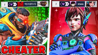 So The #1 DVA Got Matched With a CHEATER in Overwatch 2...