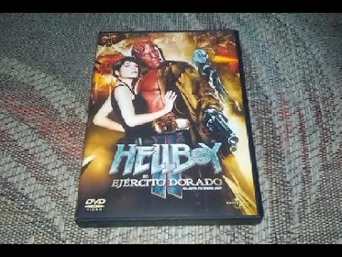 Hellboy 2 El ejército dorado DVD Unboxing - YouTube
