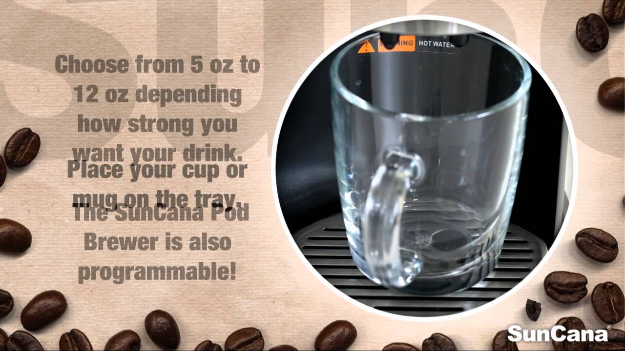 SunCana Single Serve Pod Brewer YouTube