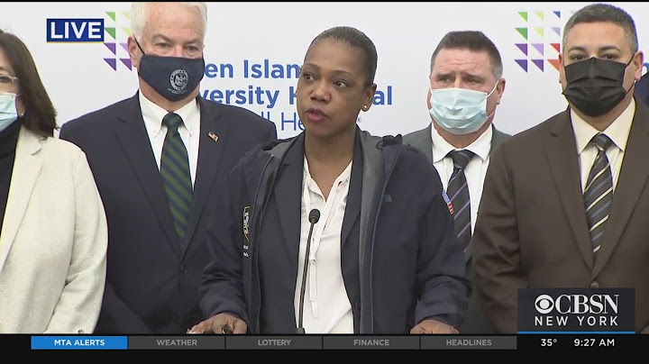 NYPD Officials Give Update After Detective Shot On Staten Island