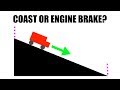 What Uses Less Gas - Coasting Or Engine Braking?