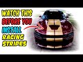 FASTEST WAY to install RACING STRIPES 3M wrap Dodge Charger Daytona