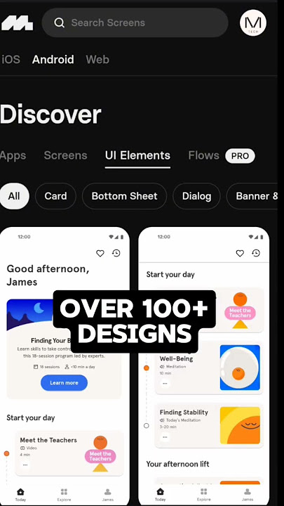 Modern App Designs with Mobbin #mobbin #figma #edit #web #mobiledesigns #designs #magnustalkstech