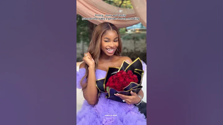 Priscilla Ojo, Juma Jux guesses baby's gender #youtubeshorts #millionairevibes #trendingshorts