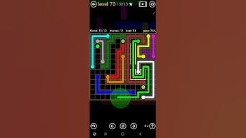 How To Solve Flow Free Pathway Pack Level 70 13x13 Harder Board Walk Through Solution Walkthrough
