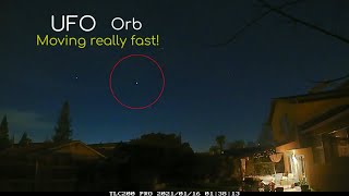 UFO Orbs Flying Really Fast over Sacramento California