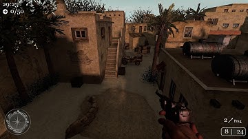 Call of duty 2|Custom Multiplayer Map Showcase|Tunisia 1942