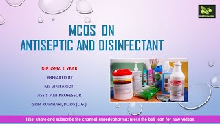 MCQs  On Antiseptic and Disinfectant