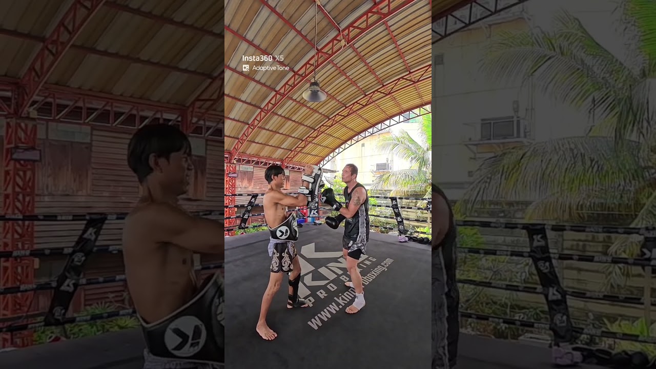 Over 50 Muay Thai: 13 February 2026.  Final round with Kru Peter at Kiatsongrit Muay Thai gym.