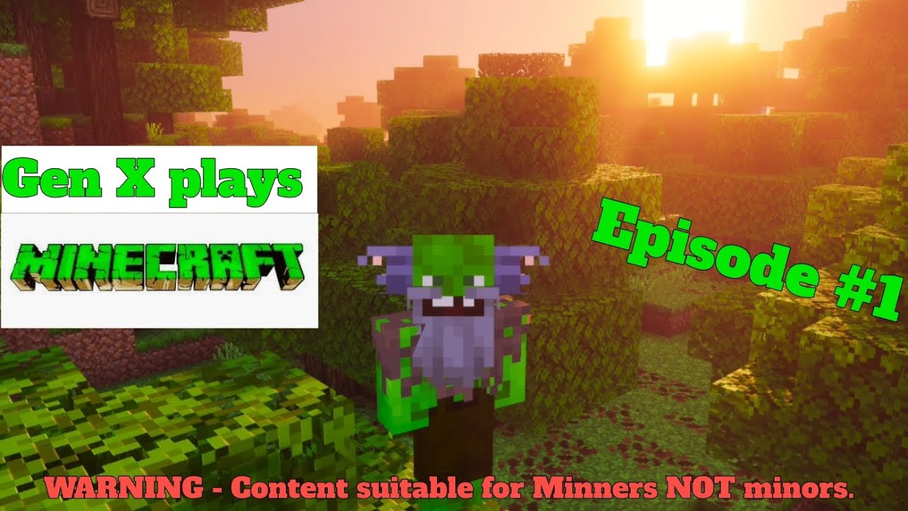 GenX plays Minecraft episode #1 - It begins - YouTube