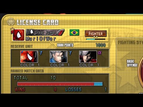 UMVC3 - RANKED SETS #1! (ROAD TO COSMIC)