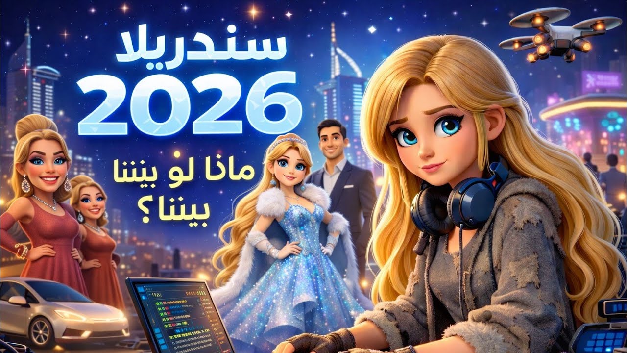 سندريلا 2026 | ماذا لو عاشت سندريلا في عالم التكنولوجيا والسوشيال ميديا؟