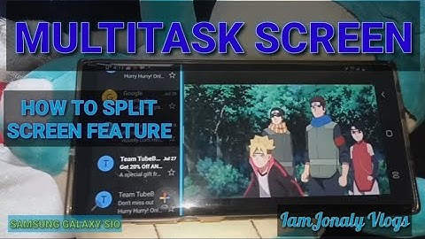Galaxy S10 | Galaxy Note 10 Plus: How to Use Split Screen View (Multi Window)