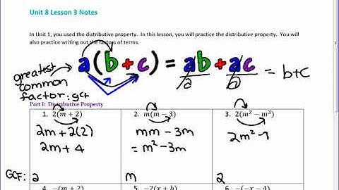 Unit 8 Lesson 3 Video