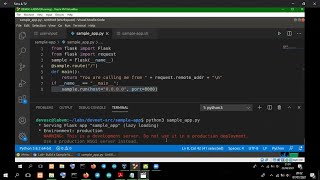 Tutorial 6.2.7 Lab - Build a Sample Web App in a Docker Container