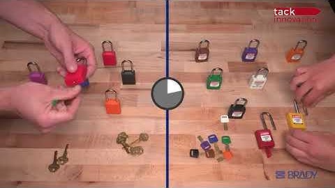 Brady SafeKey Lockout Padlock System