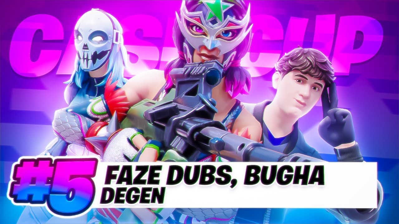 Top 5 in Season 8 Trio Tournament ft. Bugha & Degen
