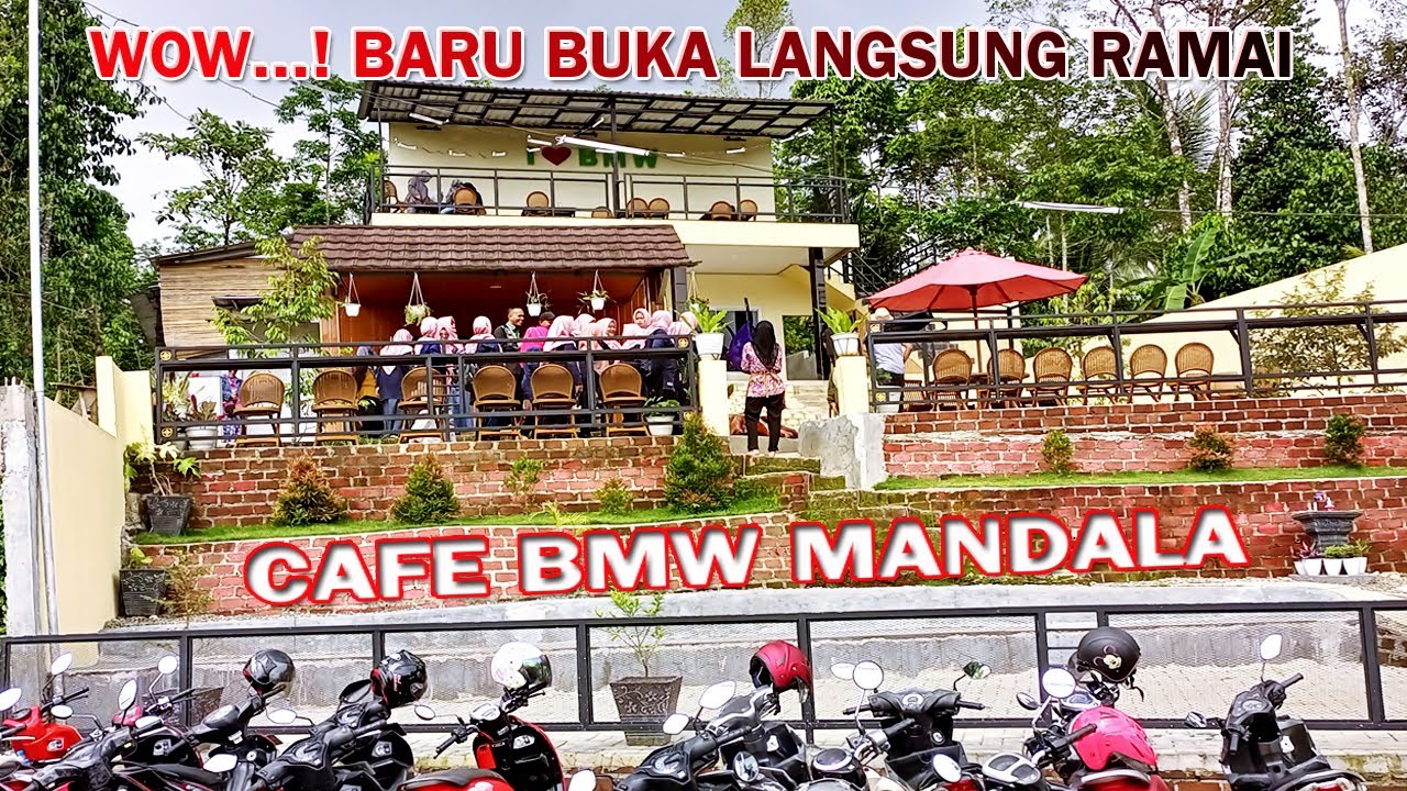 Wow baru buka langsung ramai cafe bmw mandala cafe di pandeglang