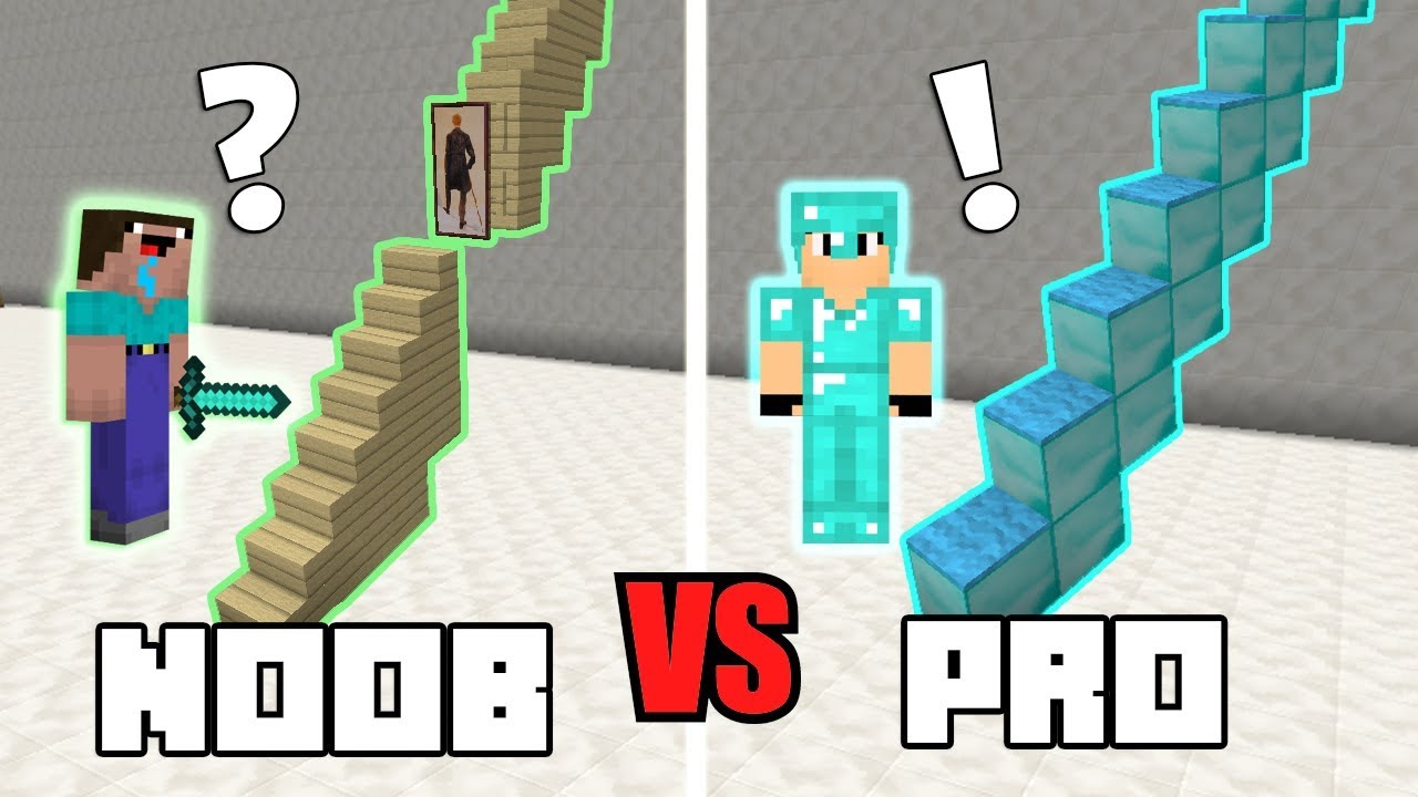 MINECRAFT NOOB VS PRO: PUENTE TROLL CON CASA DE DIAMANTES EN EL SERVIDOR 💎😯