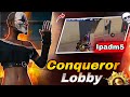 Luda Conqueror Lobby 😈 Full Rush Gameplay on iPad M5 | PUBG Mobile