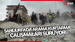 Şanlıurfada Arama Kurtarma Çalışmaları Sürüyor