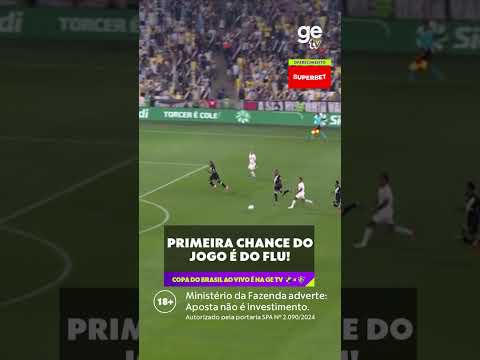 PRIMEIRA BOA CHANCE DO JOGO É DO FLUZÃO! | #shorts | ge tv