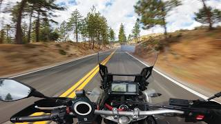 POV: A beautiful day on Angeles Crest Highway with the Yamaha Super Tenere