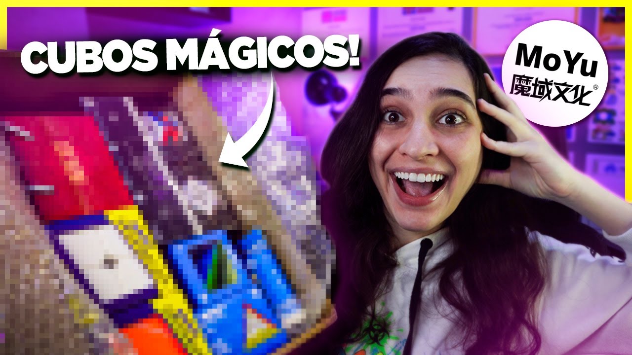 UNBOXING GIGANTE DA MOYU 🤯 MAIS DE 10 CUBOS MÁGICOS!!!