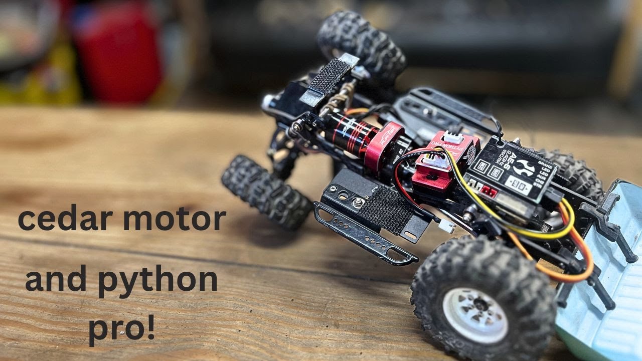 furitek cedar motor and python pro esc upgrade makes a ASTONISHING difference! 