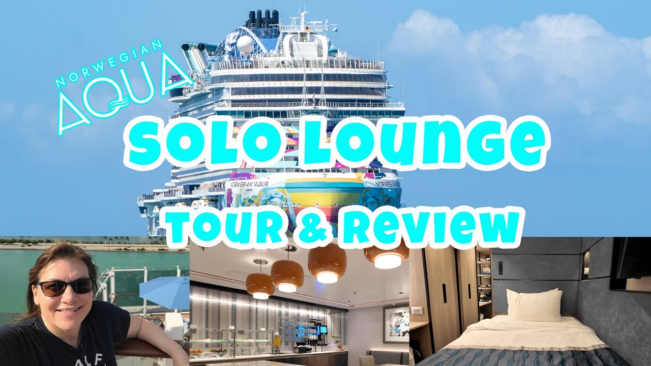 NCL Aqua solo studio/lounge tour and review