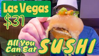 All You Can Eat SUSHI in VEGAS for $31?  Is it worth it?  Yama Sushi - The Strip
