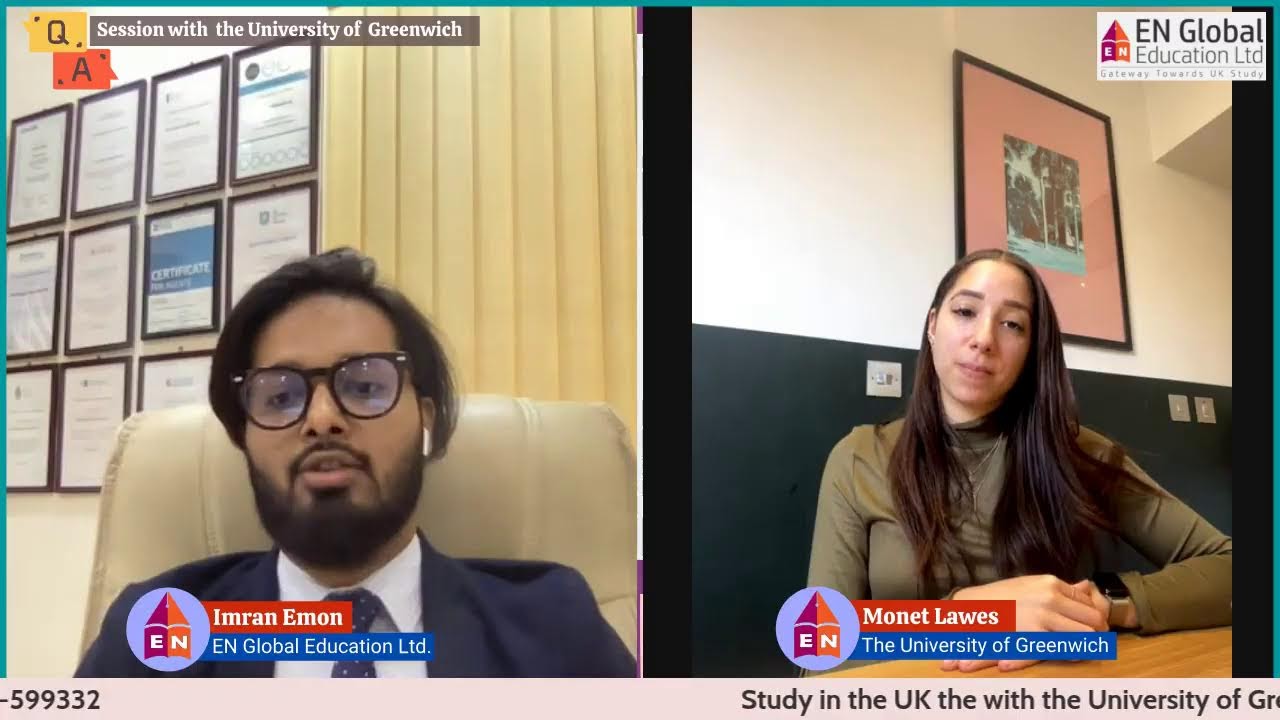 Live Q&A Session with University of Greenwich