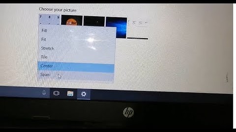 how to make desktop background fit to screen in windows 10