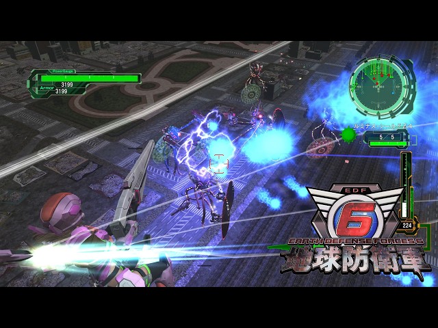 地球防衛軍6】DLC2-36 LV ZZZZ-A クラーケン ラッシュ HARD ウイング