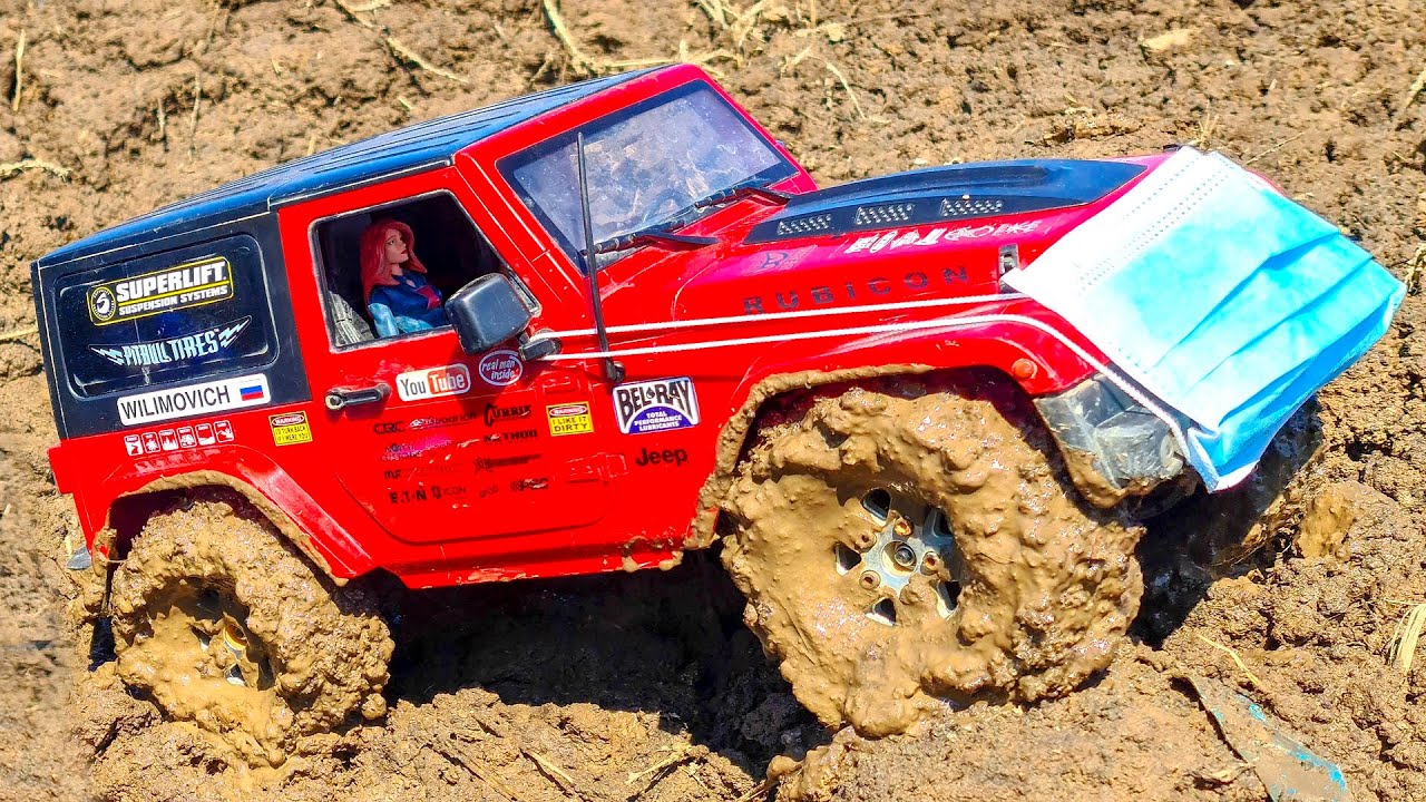 RC Cars in Therapeutic MUD - Jeep Wrangler Rubicon, Toyota FJ Cruiser — Wilimovich