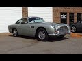 Aston martin db5 1965 en peinture bouleau argent et son du moteur dans mon histoire de voiture avec lou costabile