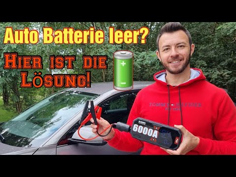Auto springt nicht an? Mit der JFEGWO 6000A Powerbank startet Ihr jede ...